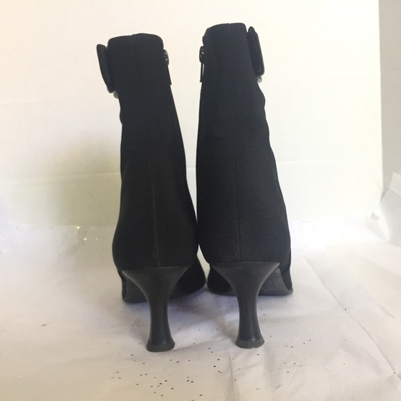 Stuart Weitzman Black Gortex Ankle Boot EUC! 10M - Picture 4 of 15